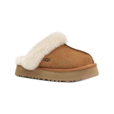 UGG ディスクエット チェスナット 1122550 - 究極の快適さを提供する高級シープスキンスリッパ