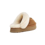 UGG ディスクエット チェスナット 1122550 - 毎日の快適さのためのシープスキンスリッパ UGG ディスクエット チェスナット 1122550 スリッパ - シープスキンとスエードの快適さ