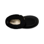UGG レディース ファンカラ キャビン カフ ブーツ ブラック 1143954:快適なシープスキン裏地付きレースアップブーツ UGG レディース ファンカラ キャビン カフ ブーツ ブラック 1143954、シープスキン裏地とレースアップデザイン付き