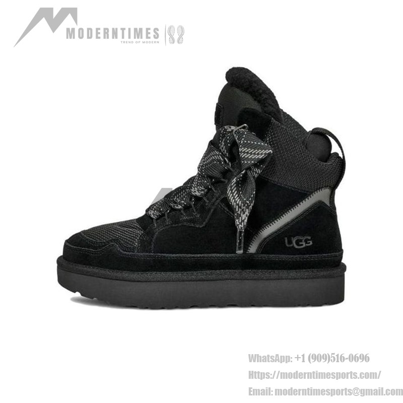 UGG Women's Highmel Black High-Top Sneakers – Model 1145390-BLK UGG Women's Highmel Black High-Top Sneakers – Stylish & Warm Winter Footwear (Model 1145390-BLK)