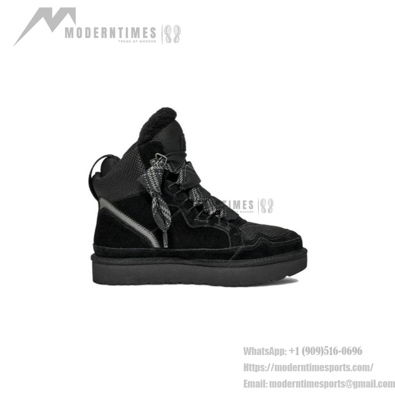 UGG Women's Highmel Black High-Top Sneakers – Model 1145390-BLK UGG Women's Highmel Black High-Top Sneakers – Stylish & Warm Winter Footwear (Model 1145390-BLK)
