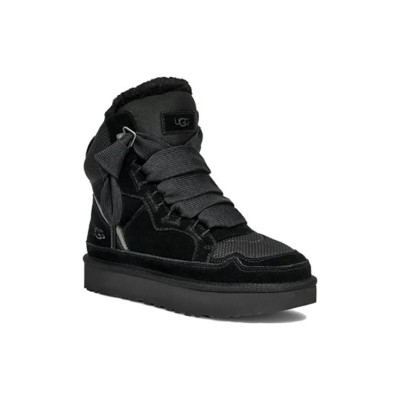 UGG レディース Highmel ブラック ハイトップスニーカー – スタイリッシュで暖かい冬用フットウェア | 型番 1145390-BLK