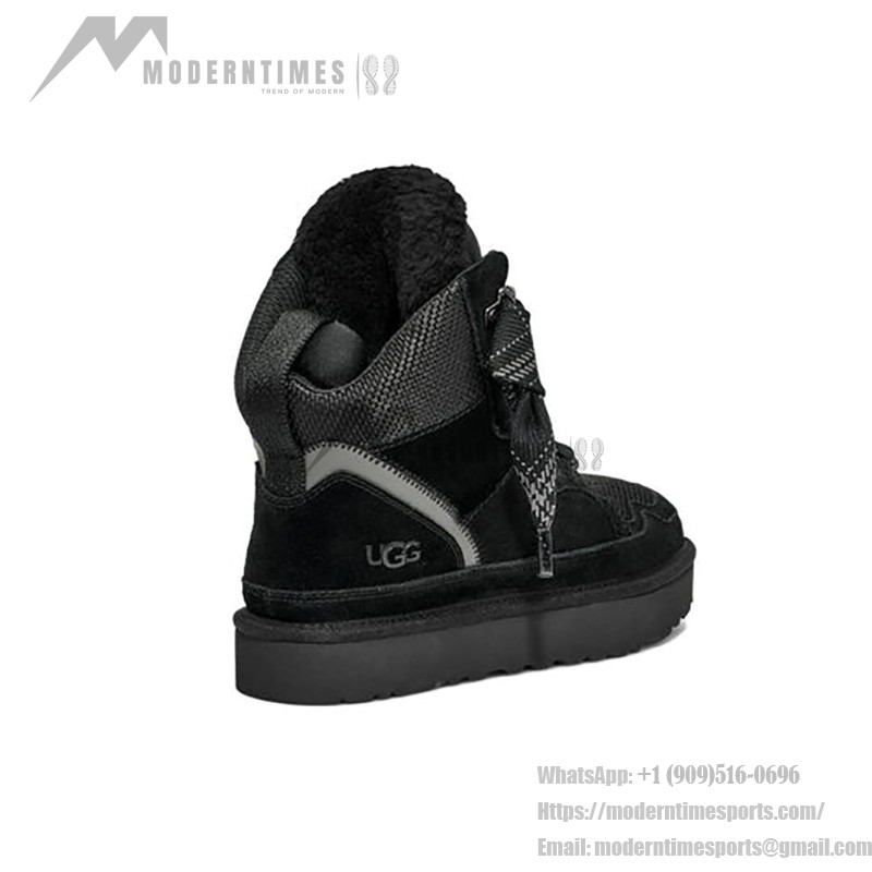 UGG Women's Highmel Black High-Top Sneakers – Model 1145390-BLK UGG Women's Highmel Black High-Top Sneakers – Stylish & Warm Winter Footwear (Model 1145390-BLK)