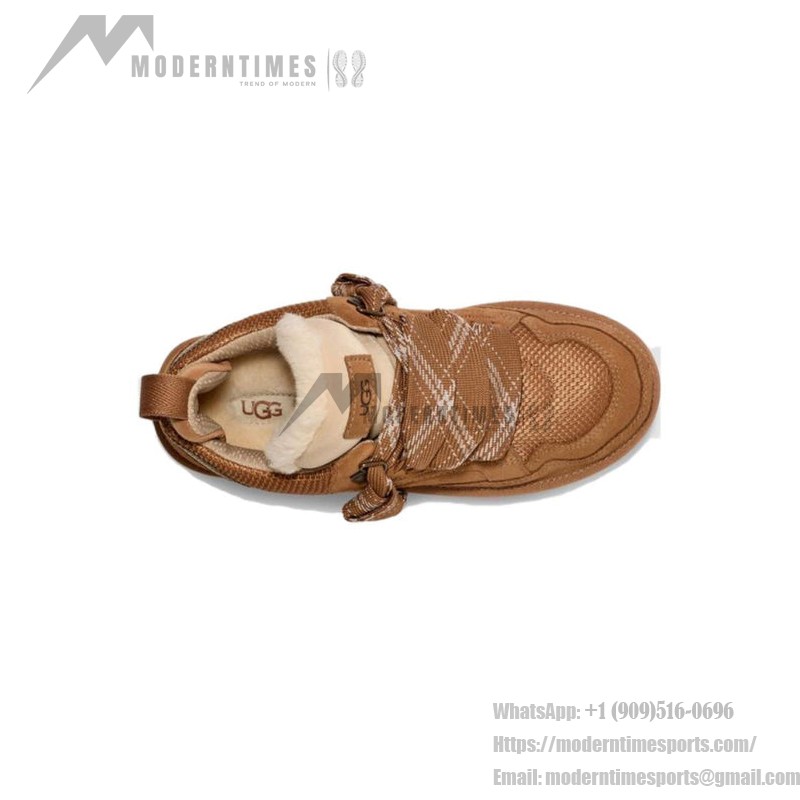 UGG Women's Lowmel Chestnut 1144032 UGG Women's Lowmel Chestnut 1144032 - Cozy Sheepskin-Lined Suede Sneakers