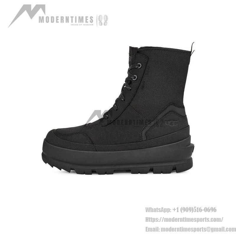 UGG Women's Lug Boot Black 1143833: Durable Winter Boots with Lug Sole for Ultimate Traction UGG Women's Lug Boot Black 1143833 - High-Top Winter Boots with Rugged Lug Sole for Traction