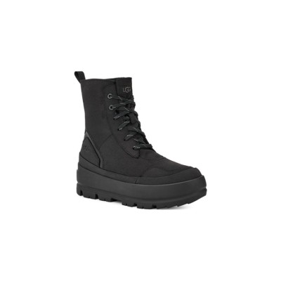 UGG レディース ラグブーツ ブラック 1143833：優れたトラクションを提供するラグソール付きの耐久性のあるハイトップウィンターブーツ