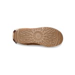 UGG レディース ミニ ベイリー ボウ II チェスナット 1153611:可愛いリボン付きの快適なシープスキンブーツ UGG レディース ミニ ベイリー ボウ II チェスナット 1153611、シープスキン裏地とリボンディテール付き