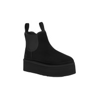 UGG Neumel Platform Chelsea Boot Black 1134526: Bold and Stylish Suede Platform Boots