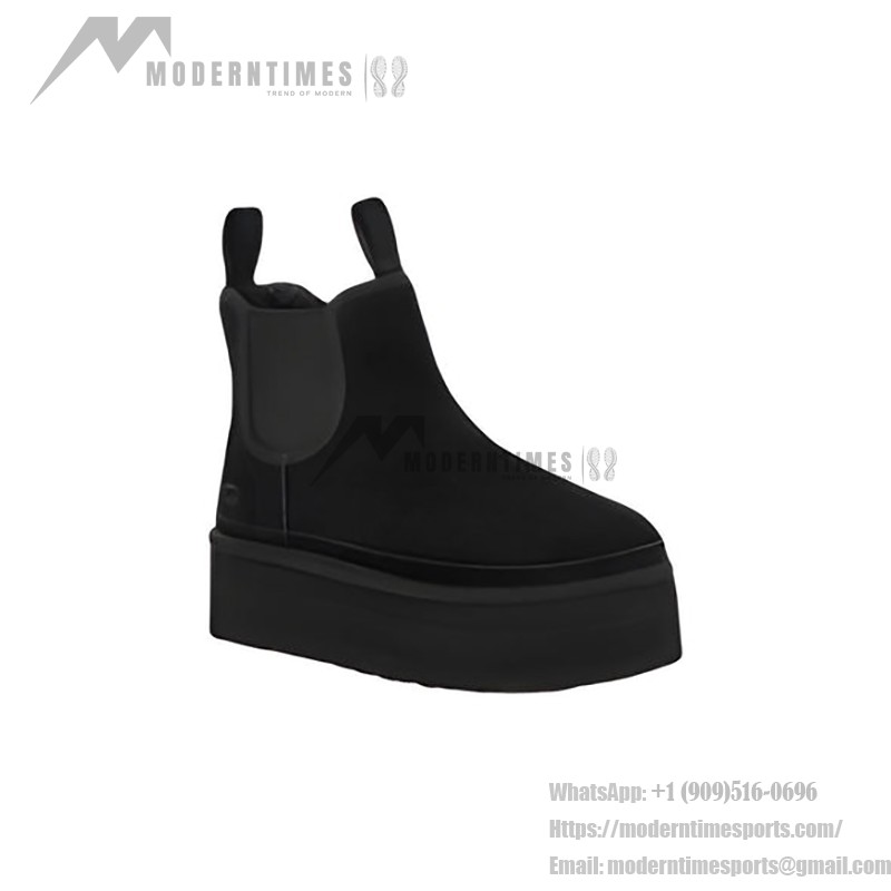 UGG Neumel Platform Chelsea Boot Black 1134526 - Stylish Platform Chelsea Boot UGG Neumel Platform Chelsea Boot Black 1134526 - Bold Suede Platform Boots