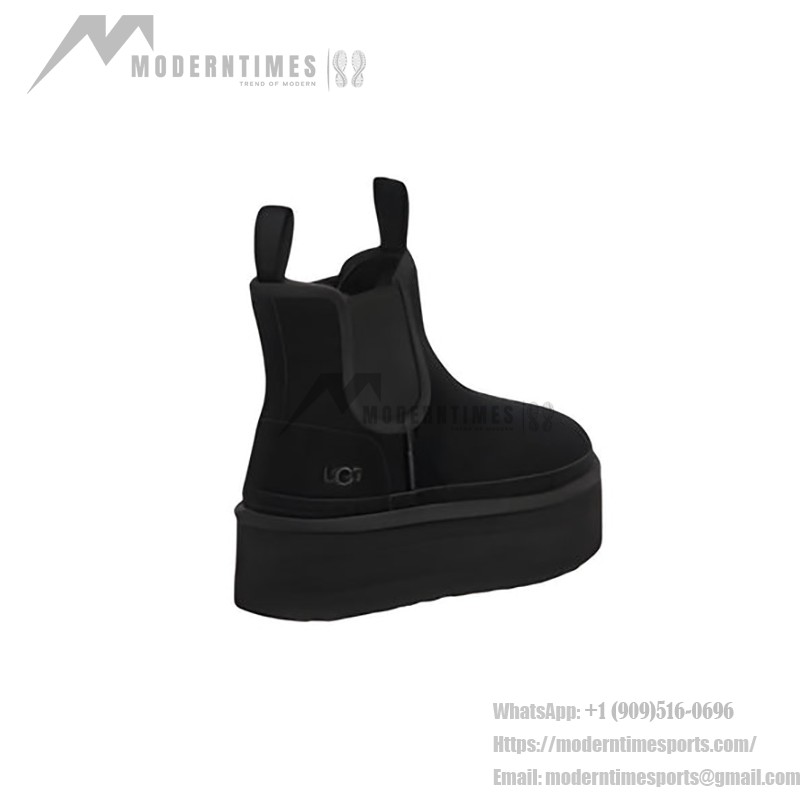 UGG Neumel Platform Chelsea Boot Black 1134526 - Stylish Platform Chelsea Boot UGG Neumel Platform Chelsea Boot Black 1134526 - Bold Suede Platform Boots