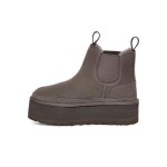 UGG Women's Neumel Platform Chelsea Boot Grey 1134526-GRE UGG Women's Neumel Platform Chelsea Boot in Grey with Sheepskin Lining
