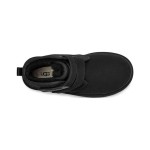 UGG ニューメル プラットフォーム チャッカ ブラック:ベルクロストラップ付きの快適なプラットフォームブーツ スエードアッパーとプラットフォームソールを備えたUGG ニューメル プラットフォーム チャッカ ブラックブーツ