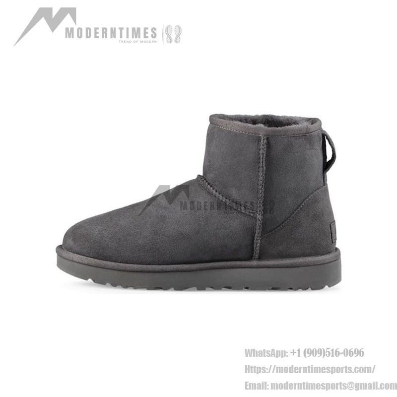 UGG ウィメンズ クラシック ミニ II ブーツ グレー 1016222 - スタイリッシュで暖かい冬用ブーツ UGG ウィメンズ クラシック ミニ II ブーツ グレー 1016222 - 暖かくてスタイリッシュなフリース裏地付きブーツ