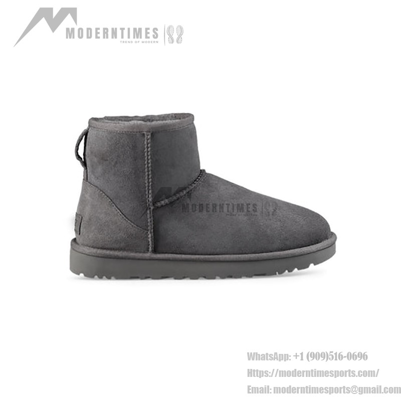 UGG ウィメンズ クラシック ミニ II ブーツ グレー 1016222 - スタイリッシュで暖かい冬用ブーツ UGG ウィメンズ クラシック ミニ II ブーツ グレー 1016222 - 暖かくてスタイリッシュなフリース裏地付きブーツ