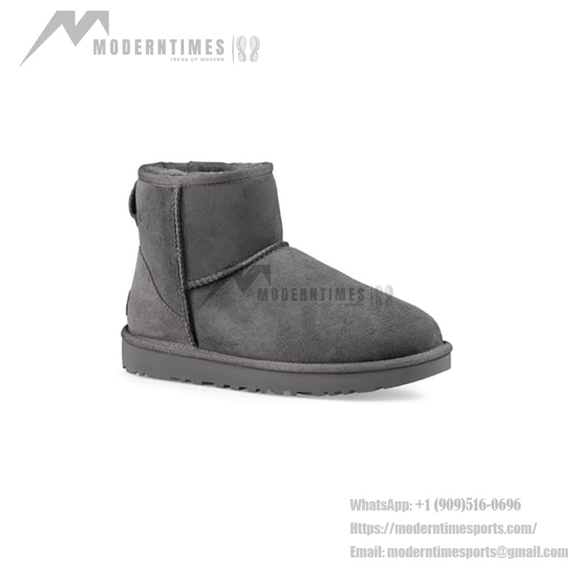UGG ウィメンズ クラシック ミニ II ブーツ グレー 1016222 - スタイリッシュで暖かい冬用ブーツ UGG ウィメンズ クラシック ミニ II ブーツ グレー 1016222 - 暖かくてスタイリッシュなフリース裏地付きブーツ