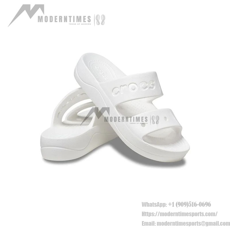 Crocs Baya Platform Sandals White 208188-100 Crocs Baya Platform Sandals White 208188-100 - Elegant and Comfortable