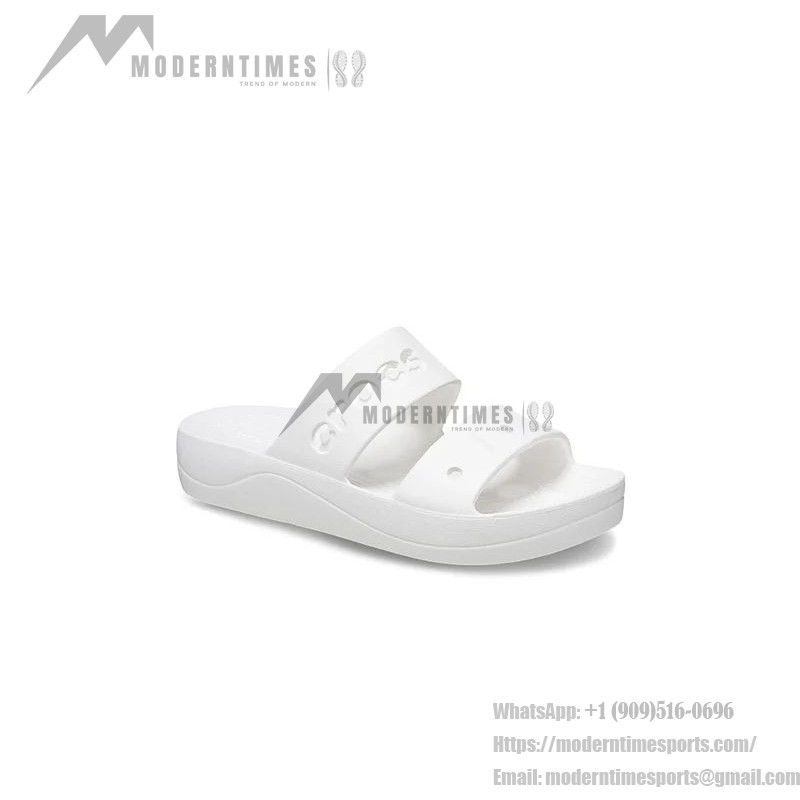 Crocs Baya Platform Sandals White 208188-100 Crocs Baya Platform Sandals White 208188-100 - Elegant and Comfortable