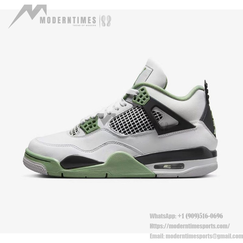 Air Jordan 4 Retro Seafoam グリーンスニーカー グリーンの配色のAir Jordan 4 Retro Seafoamスニーカー