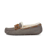 UGG ウィメンズ ダコタ スリッパ グレー 5612 - シープスキンモカシン UGG ウィメンズ ダコタ スリッパ グレー 5612 - シープスキンライニングのモカシン