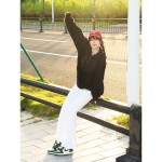 Air Jordan 1 High OG Pro Green Men's Shoes - Black, White and Green Side View