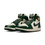 Air Jordan 1 High OG Pro Green Men's Shoes - Black, White and Green Side View
