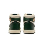 Air Jordan 1 High OG Pro Green Men's Shoes - Black, White and Green Side View