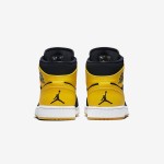 Air Jordan 1 Mid “New Love” 554724-035 – Classic Design with Bold Yellow and Black Colorway Air Jordan 1 Mid “New Love” 554724-035 High-Top Sneakers