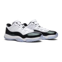 Air Jordan 11 Low ‘Concord’ 528895-145 - White and Black Sneakers with Patent Leather & Icy Blue Outsole