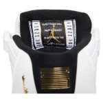 Air Jordan 11 Retro 'DMP' CT8012-170 ホワイトとブラックのスニーカー ゴールドジャンプマンロゴとミルキーアウトソール付き
