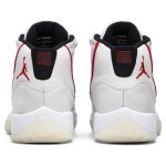Air Jordan 11 Retro 378038-016 – Classic White Sneaker with Red Accents and Milky Outsole
