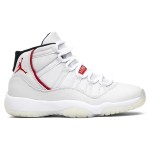 Air Jordan 11 Retro 378038-016 – Classic White Sneaker with Red Accents and Milky Outsole