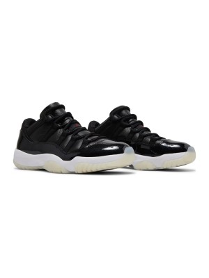 Air Jordan 11 Low Retro AV2187-001 – Timeless Black Patent Leather Sneaker with Icy Outsole