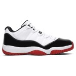 Air Jordan 11 Low "Bred" AV2187-160 - ブラック、ホワイト＆レッドのパテントレザー仕上げスニーカー
