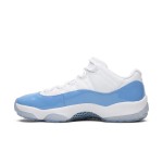 Air Jordan 11 Low "UNC" 528895-106 – ホワイトとカロライナブルーのアイスソール付きスニーカー
