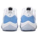 Air Jordan 11 Low "UNC" 528895-106 – ホワイトとカロライナブルーのアイスソール付きスニーカー