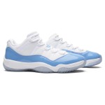 Air Jordan 11 Low "UNC" 528895-106 – ホワイトとカロライナブルーのアイスソール付きスニーカー
