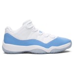 Air Jordan 11 Low "UNC" 528895-106 – ホワイトとカロライナブルーのアイスソール付きスニーカー