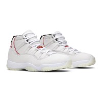 Air Jordan 11 Retro 378037-016 - Classic White Sneakers with Red Accents and Milky Sole for Timeless Style