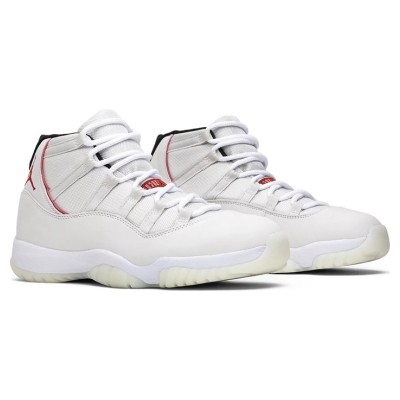 Air Jordan 11 Retro 378037-016 - Classic White Sneakers with Red Accents and Milky Sole for Timeless Style