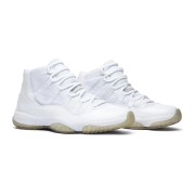 Air Jordan 11 Retro 'Pure White' 408201-101 - Minimalist All-White Sneaker with Icy Outsole and Premium Comfort