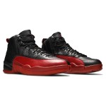 Air Jordan 12 レトロ "フルゲーム" 136001-063 - プレミアムレザーの象徴的な黒と赤のスニーカー