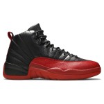 Air Jordan 12 レトロ "フルゲーム" 136001-063 - プレミアムレザーの象徴的な黒と赤のスニーカー
