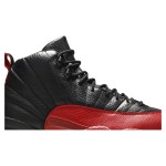 Air Jordan 12 レトロ "フルゲーム" 136001-063 - プレミアムレザーの象徴的な黒と赤のスニーカー