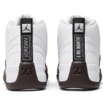 Air Jordan 12 Retro "ホワイト/バーガンディ" DV6989-100 - エレガントなホワイトスニーカーとバーガンディスエードアクセント