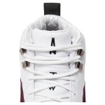 Air Jordan 12 Retro "ホワイト/バーガンディ" DV6989-100 - エレガントなホワイトスニーカーとバーガンディスエードアクセント