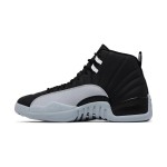 Air Jordan 12 Retro "ブラック/グレー" CT8013-010 - 高級レザーを使用したクラシックなブラックとグレーのスニーカー
