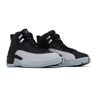 Air Jordan 12 Retro "Schwarz/Grau" CT8013-010 - Klassischer Sneaker in Schwarz und Grau mit hochwertigem Leder