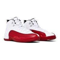 Air Jordan 12 Retro CT8013-116 - Klassisches Weiß und Rot mit Premium-Leder für zeitlosen Stil