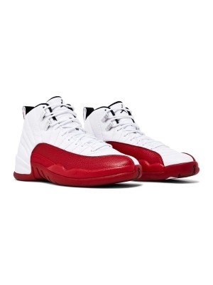 Air Jordan 12 Retro CT8013-116 - Classic White and Red with Premium Leather Finish for Timeless Style