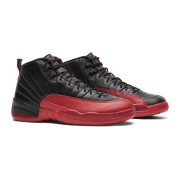 Air Jordan 12 Retro "Bred" 130690-002 - Iconic Black and Red Sneakers with Premium Leather and Classic Design
